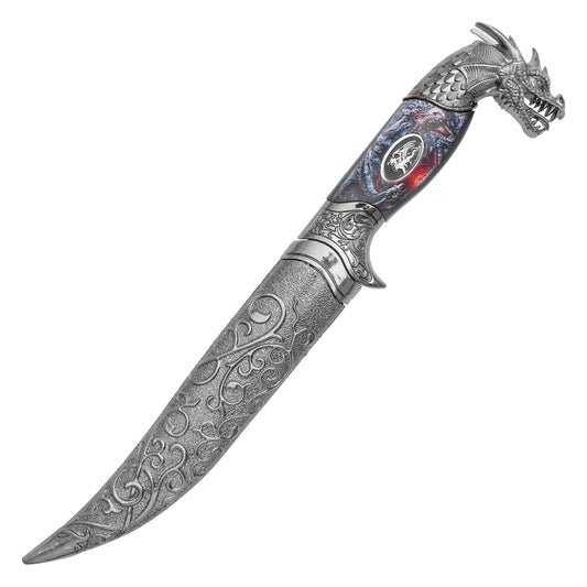 12.25" Ornate Dragon Dagger | Collectible Display Replica