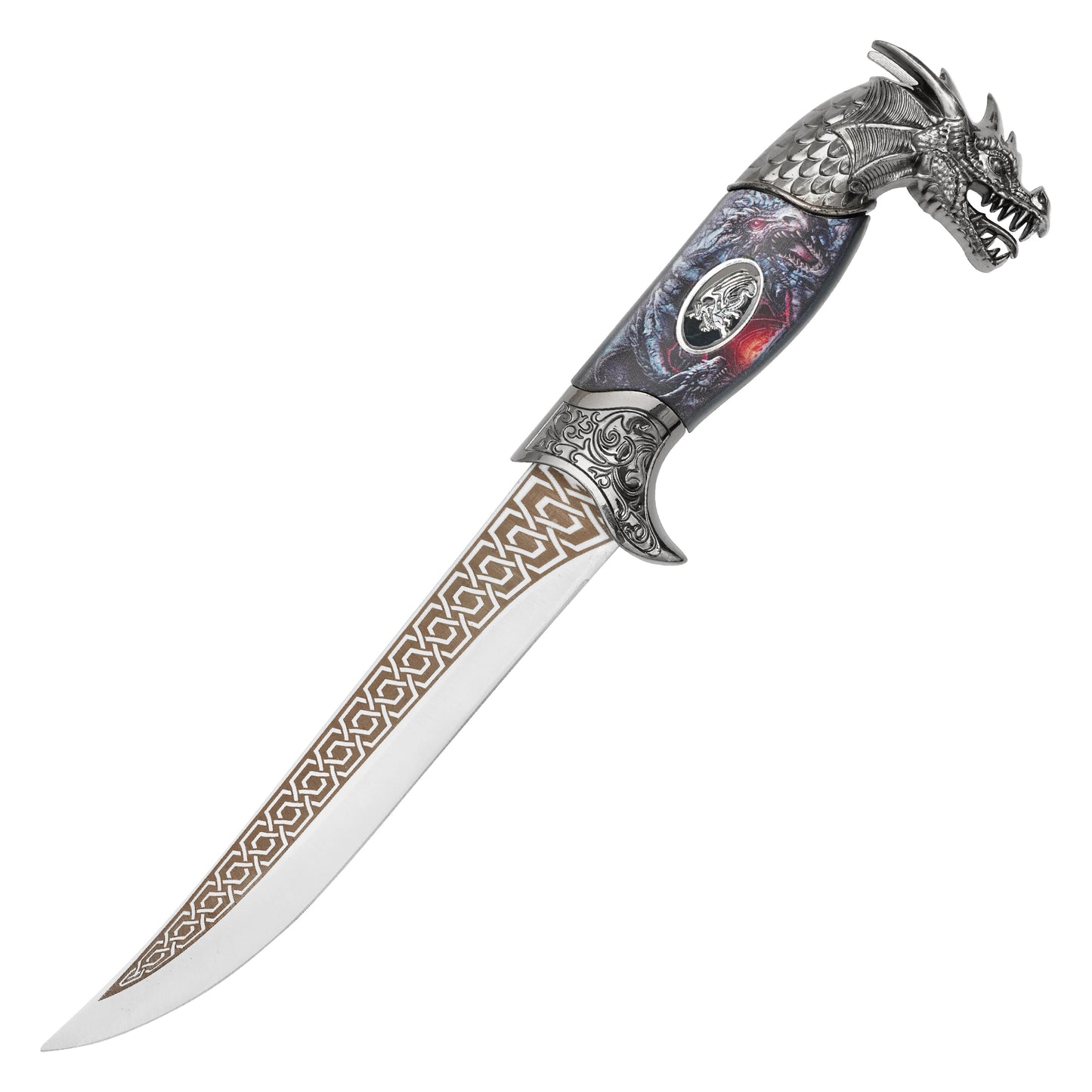 12.25" Ornate Dragon Dagger | Collectible Display Replica