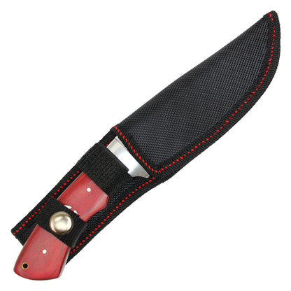 Buckshot - 8.5" Wood | Fixed Blade Hunting Knife