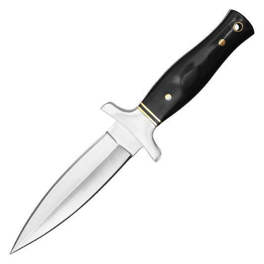 Buckshot - 9" Black Wood Hunting Dagger