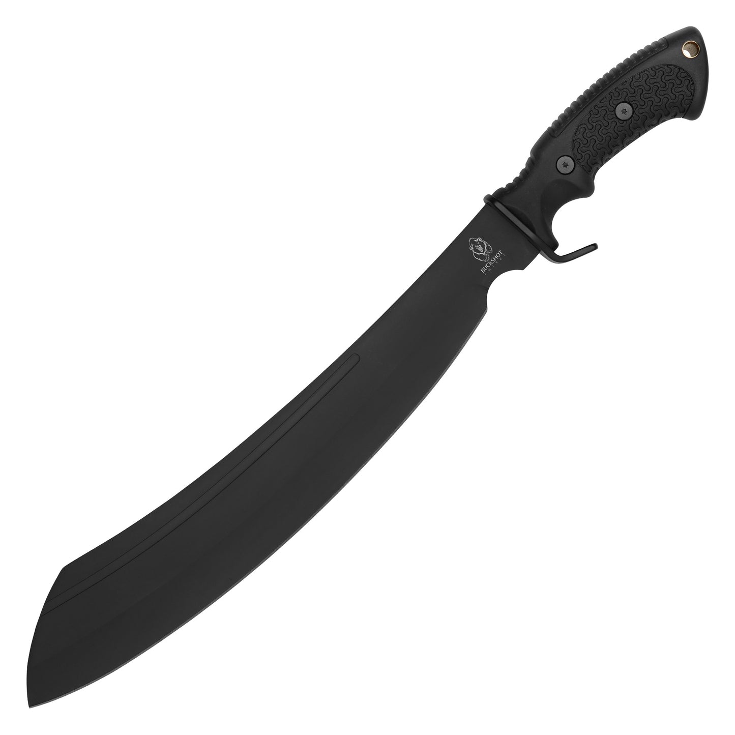 Buckshot Knives - 19.5" Tactical Black Machete | Fixed Blade