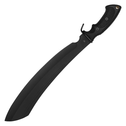 Buckshot Knives - 19.5" Tactical Black Machete | Fixed Blade