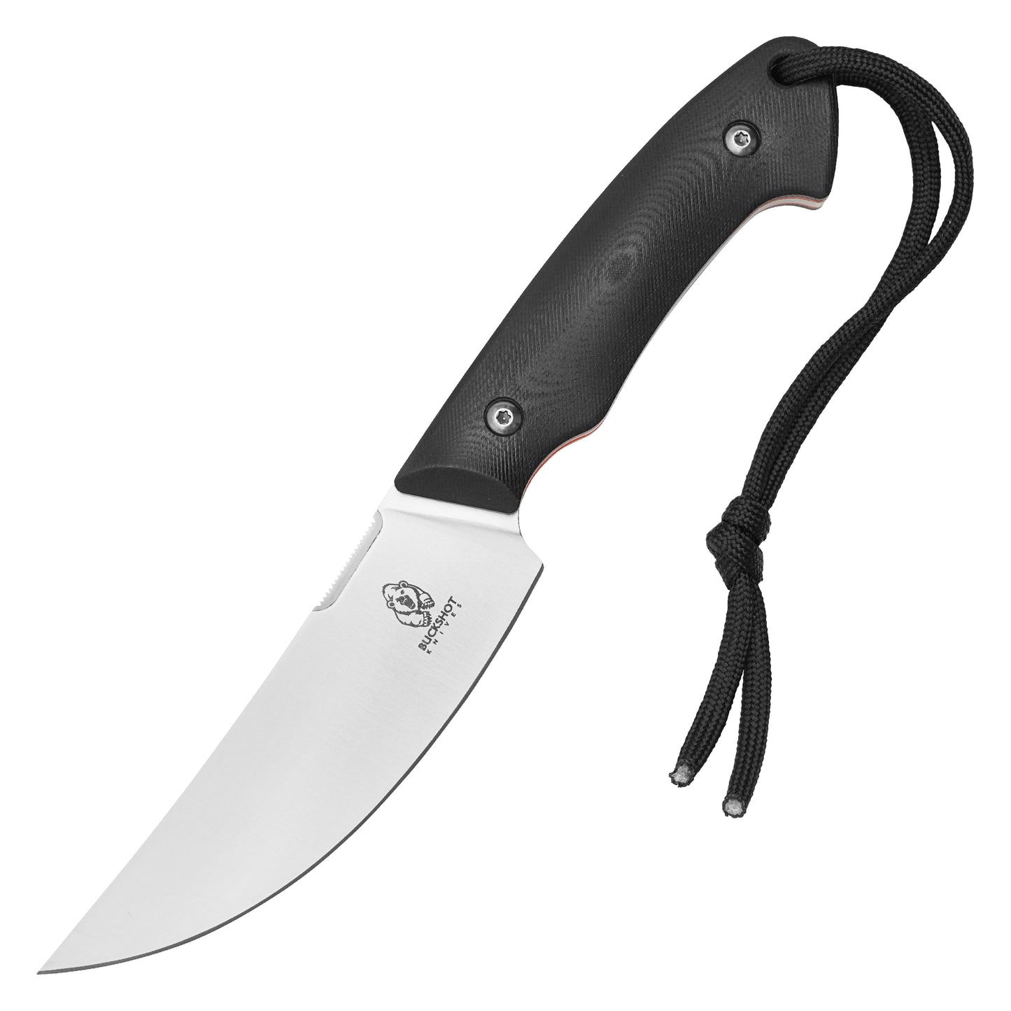 Buckshot Knives - 8.75" Black Textured D2 | Fixed Blade Hunting Knife