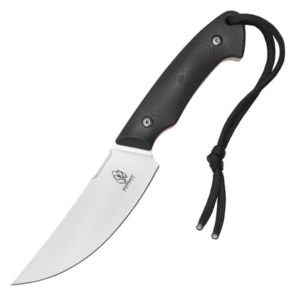 Buckshot Knives - 8.75" Black Textured D2 | Fixed Blade Hunting Knife