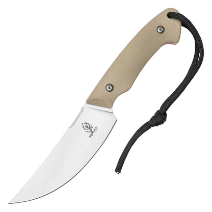 Buckshot Knives - 8.75" Desert Textured D2 | Fixed Blade Hunting Knife