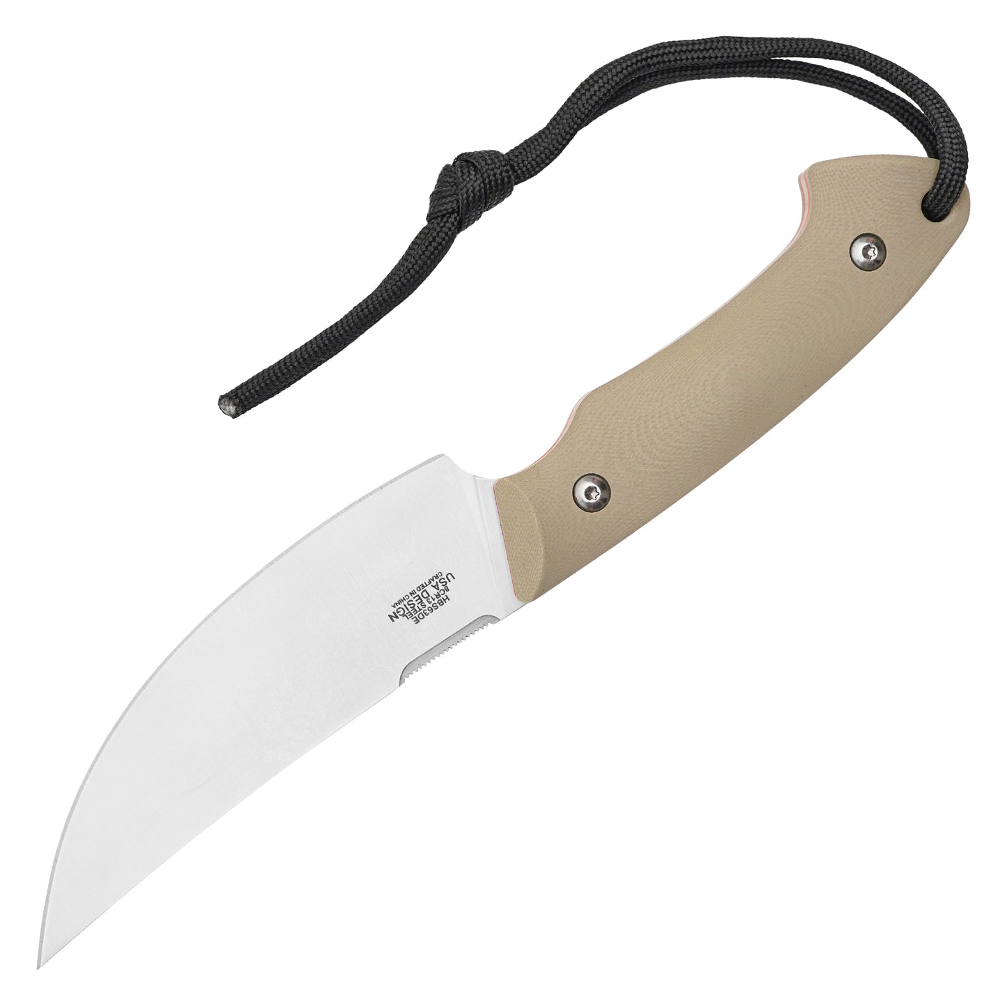 Buckshot Knives - 8.75" Desert Textured D2 | Fixed Blade Hunting Knife