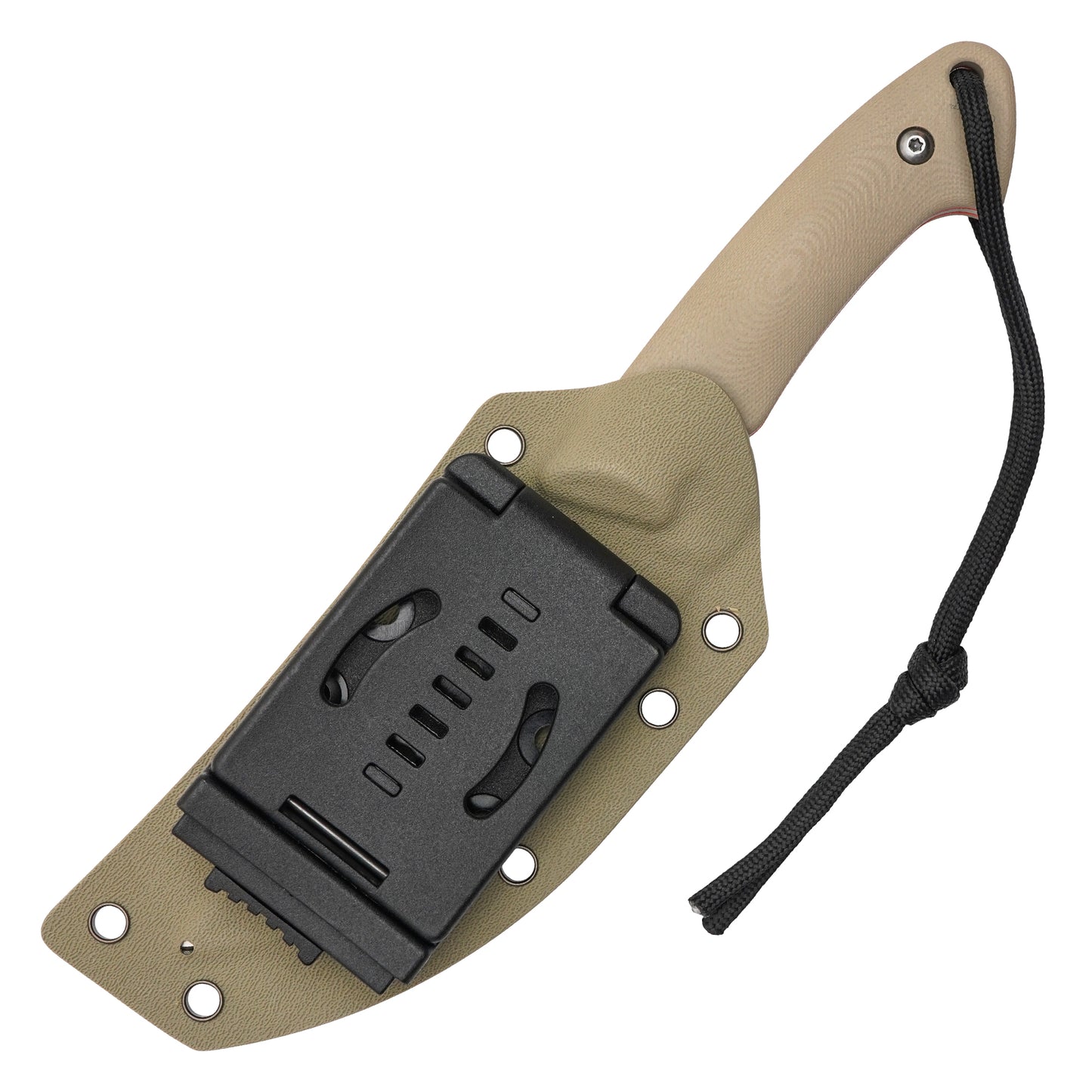 Buckshot Knives - 8.75" Desert Textured D2 | Fixed Blade Hunting Knife