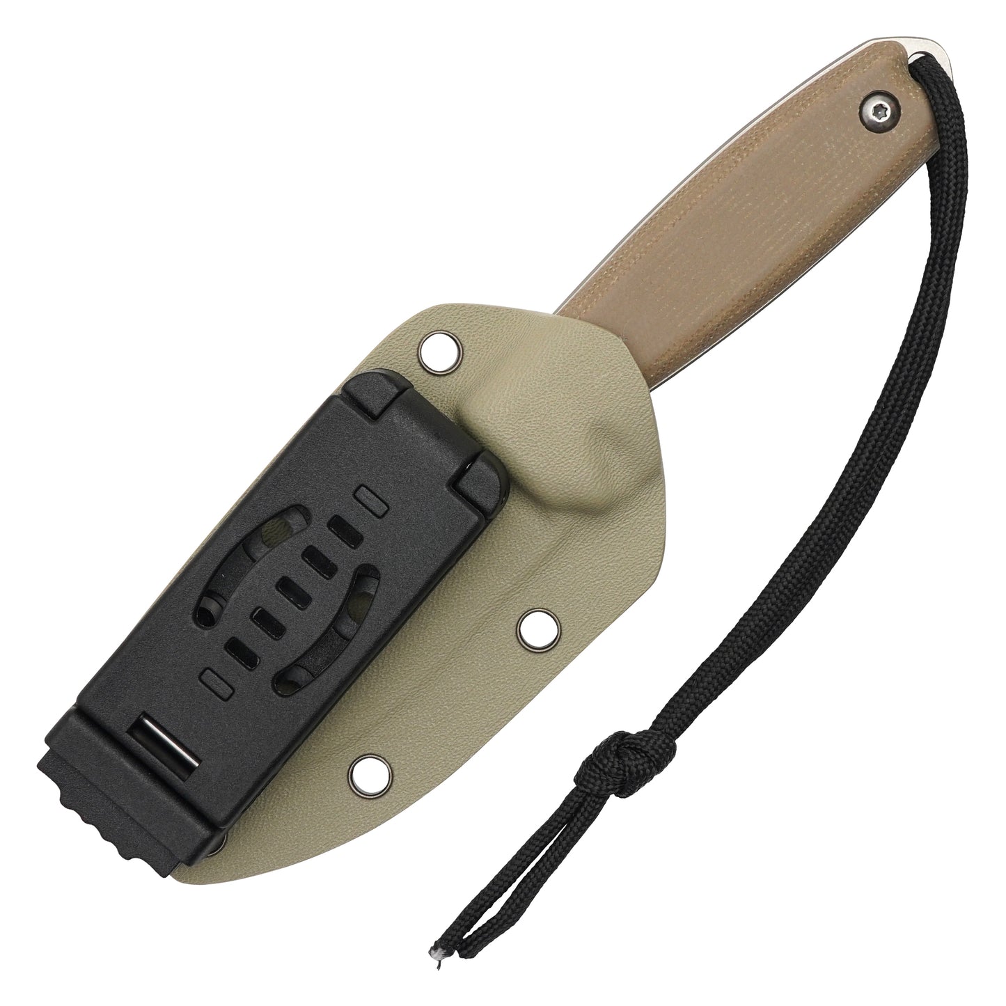 Buckshot Knives - 7.25" Desert Compact D2 | Fixed Blade Hunting Knife