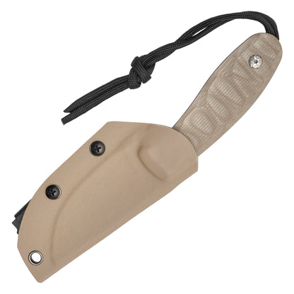 Buckshot Knives - 7.5" Desert Grip D2 | Fixed Blade Hunting Knife
