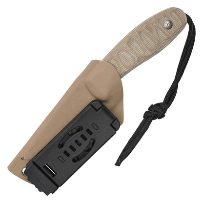 Buckshot Knives - 7.5" Desert Grip D2 | Fixed Blade Hunting Knife