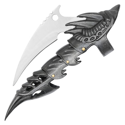 5.25" Bladed Finger Metal Armor | Dragon Claw Tactical Knuckle Gear