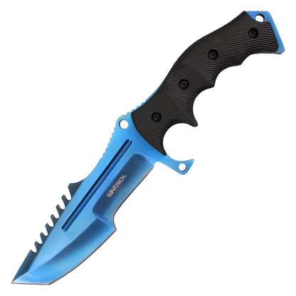 Wartech - 11" Huntsman Blue | Fixed Blade Survival Knife