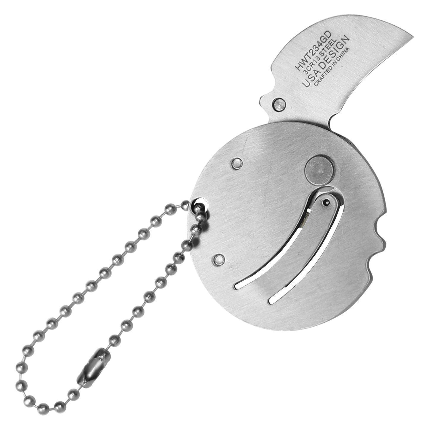 Wartech - 2.5” Gold Coin Knife | Pocket Keychain Knife