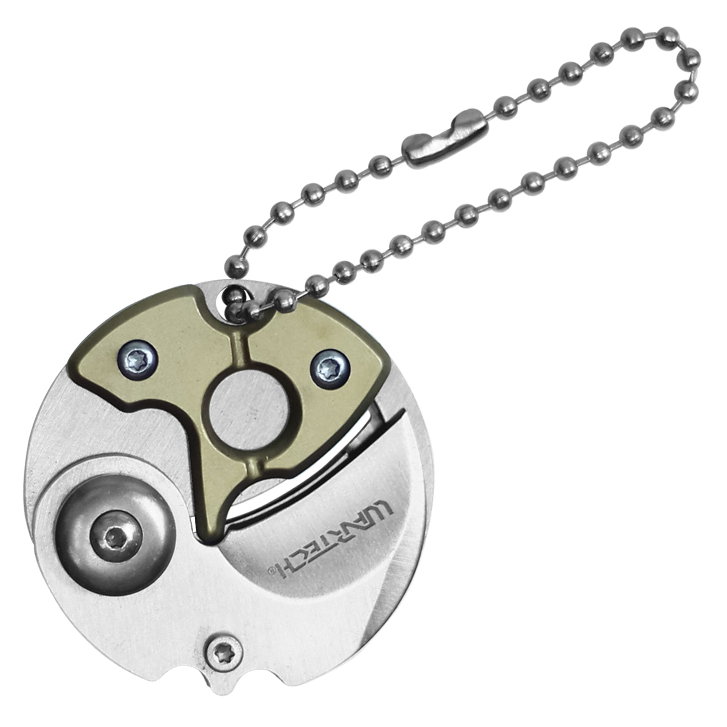 Wartech - 2.5” Gold Coin Knife | Pocket Keychain Knife