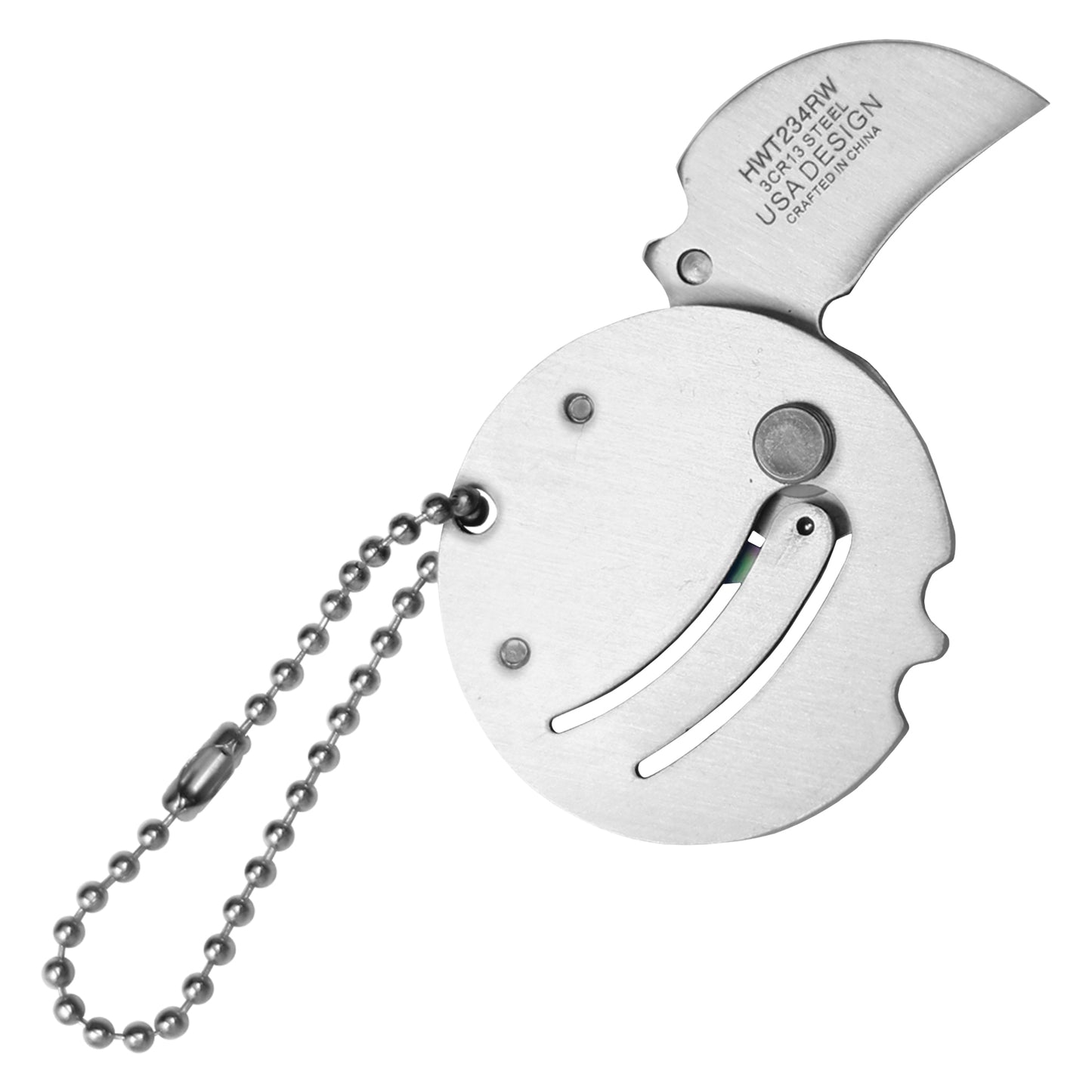 Wartech - 2.5" Rainbow Coin Knife | Folding Pocket Knife