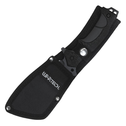 Wartech – 9" Black Tactical Knife | Fixed Blade Knife