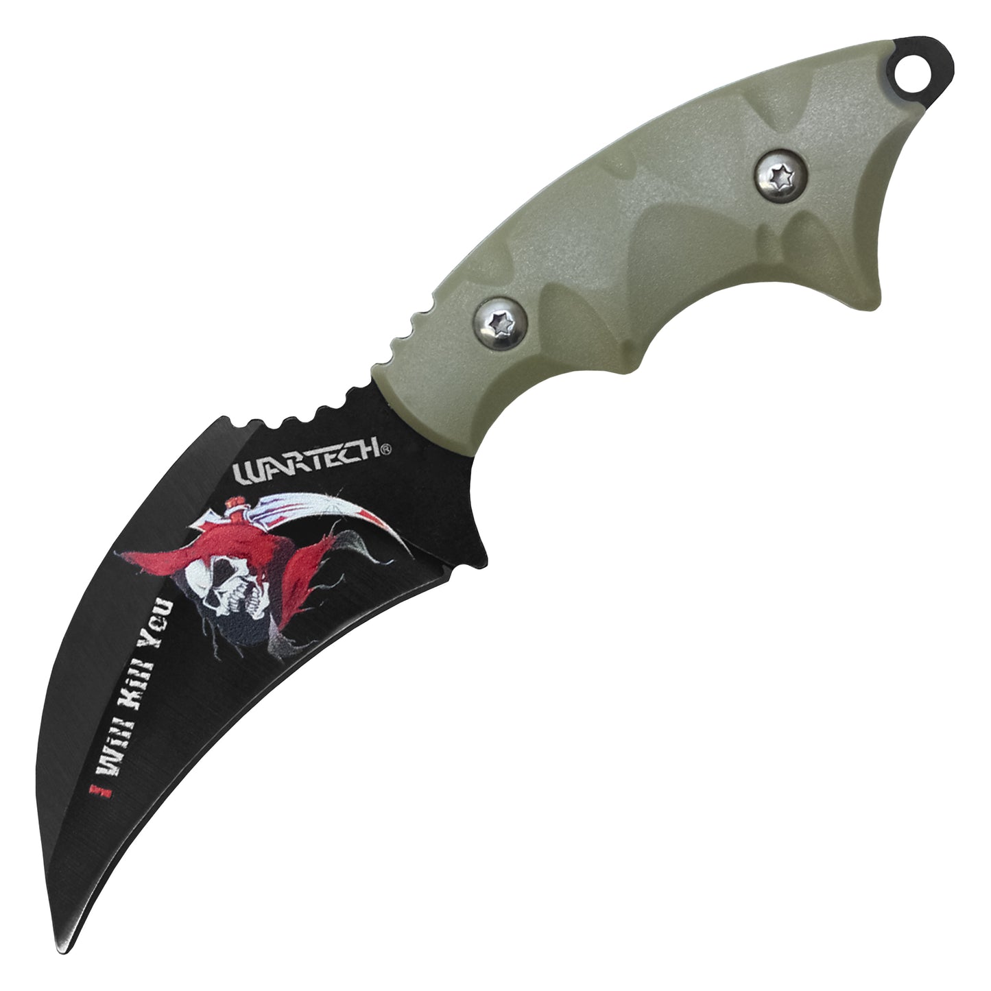 Wartech – 5.5" Green Reaper Mini | Fixed Blade Knife