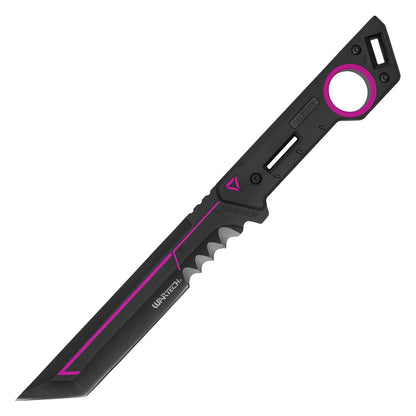 Wartech - 12.5" Pink Cyber Hunting Knife Replica | Collectible Display Tactical Knife