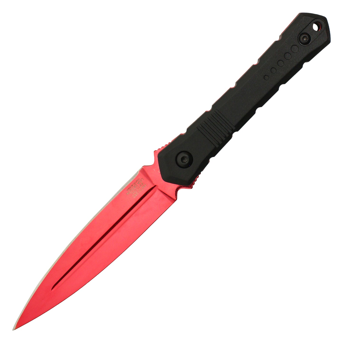 Wartech - 7.5” Red Dual Arm Knives | Tactical Fixed Blade Set