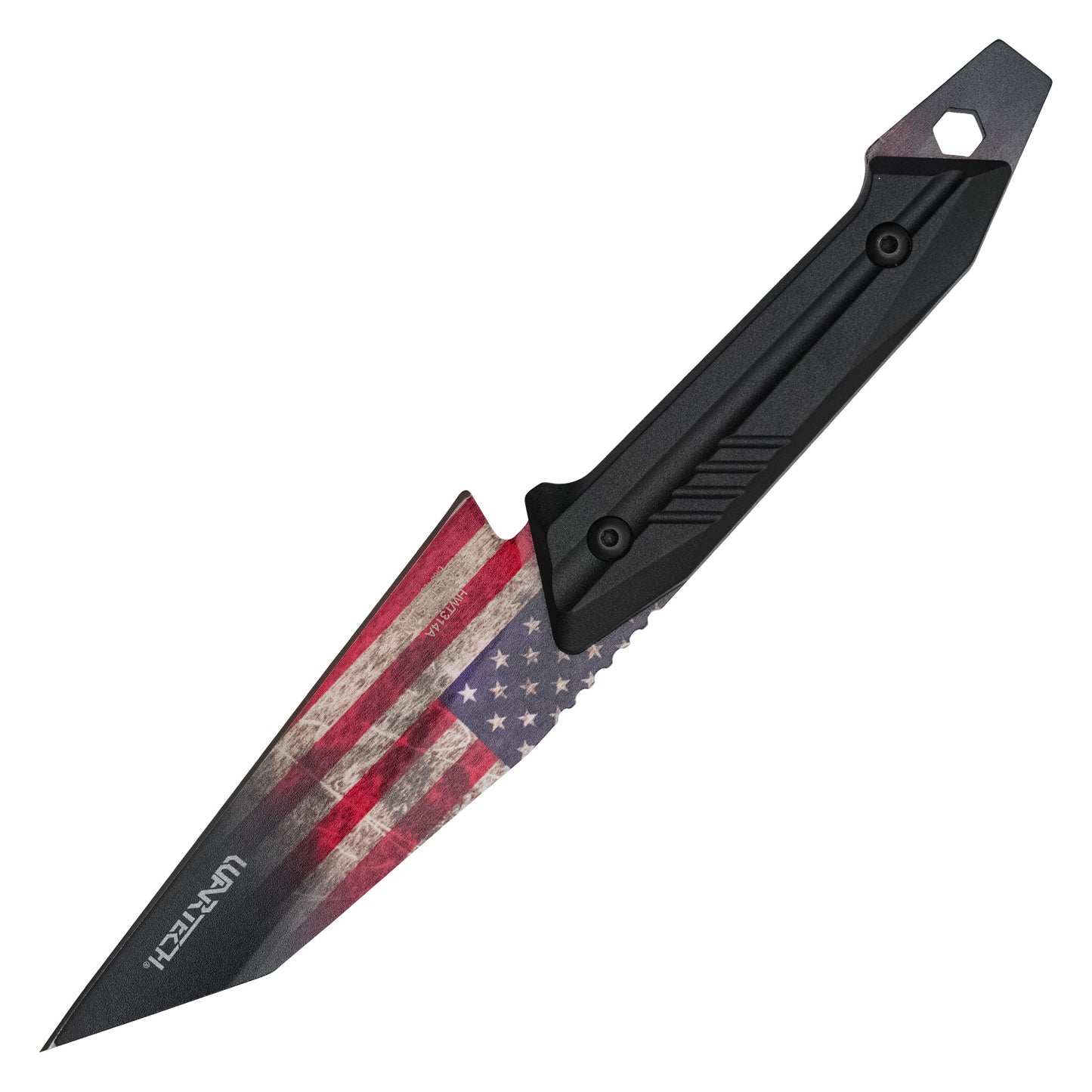 Wartech - 9” USA Flag Tanto | Fixed Tactical Knife