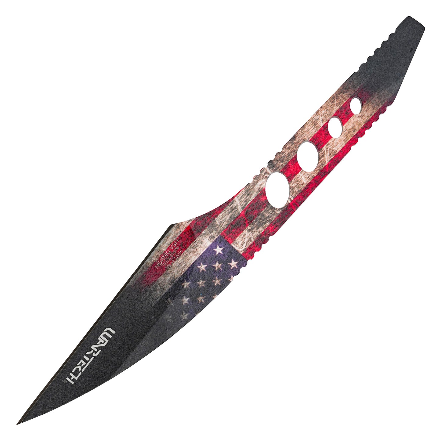 Wartech - 9” USA Flag Tanto | Fixed Tactical Knife