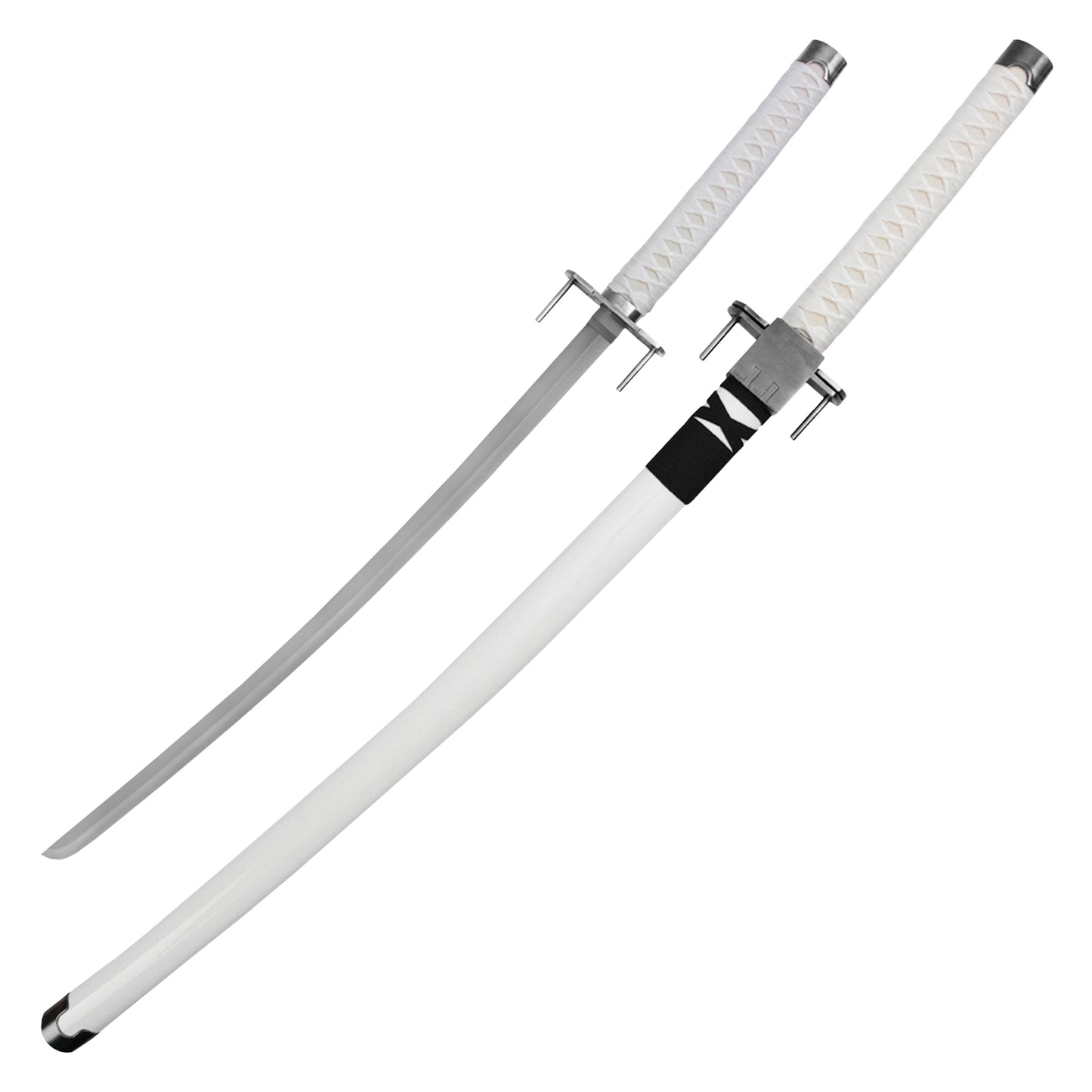 42" White Hero Sword | Collectible Carbon Steel Katana