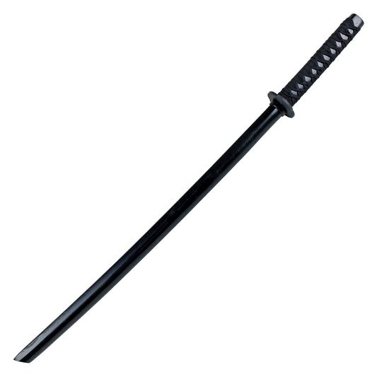 40" Black Wood Bokken Replica | Collectible Training Katana