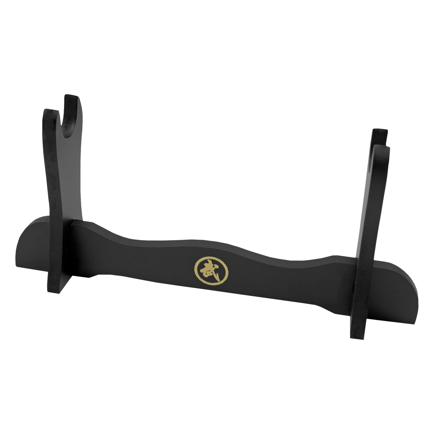 7.5" Black Katana Wood Stand | Single Sword Display Stand
