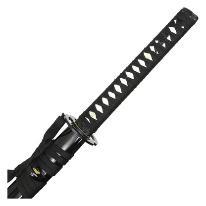 40" Black Carbon Steel | Hand Forged Katana Display Sword