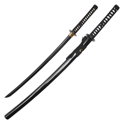 40" Black Carbon Steel | Hand Forged Katana Display Sword
