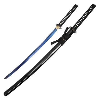 40" Blue Carbon Steel | Hand Forged Katana Display Sword