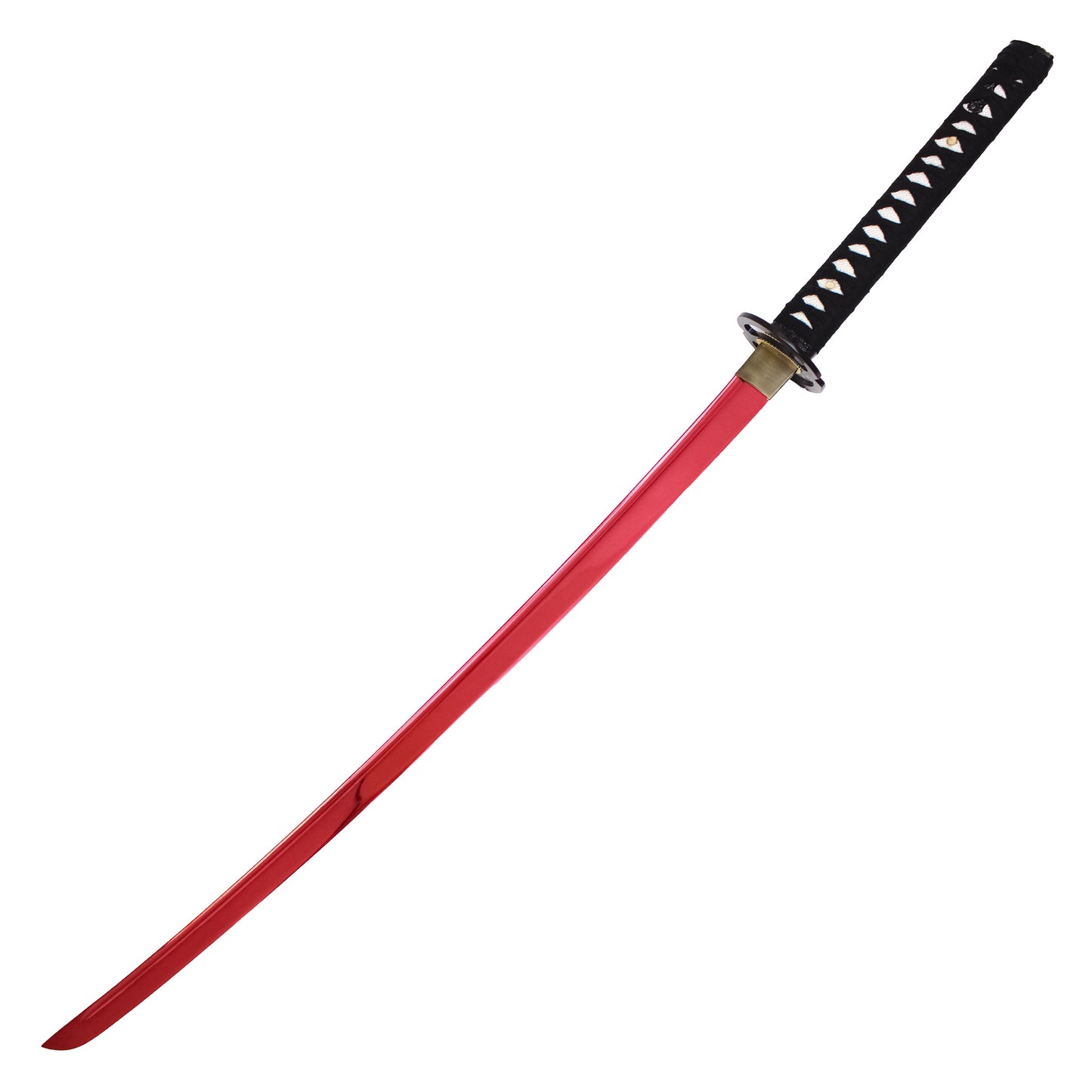 40" Red Carbon Steel | Hand Forged Katana Display Sword
