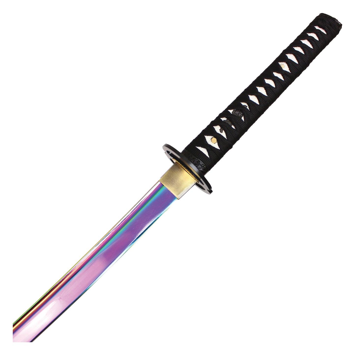 40" Rainbow Carbon Steel | Hand Forged Katana Display Sword