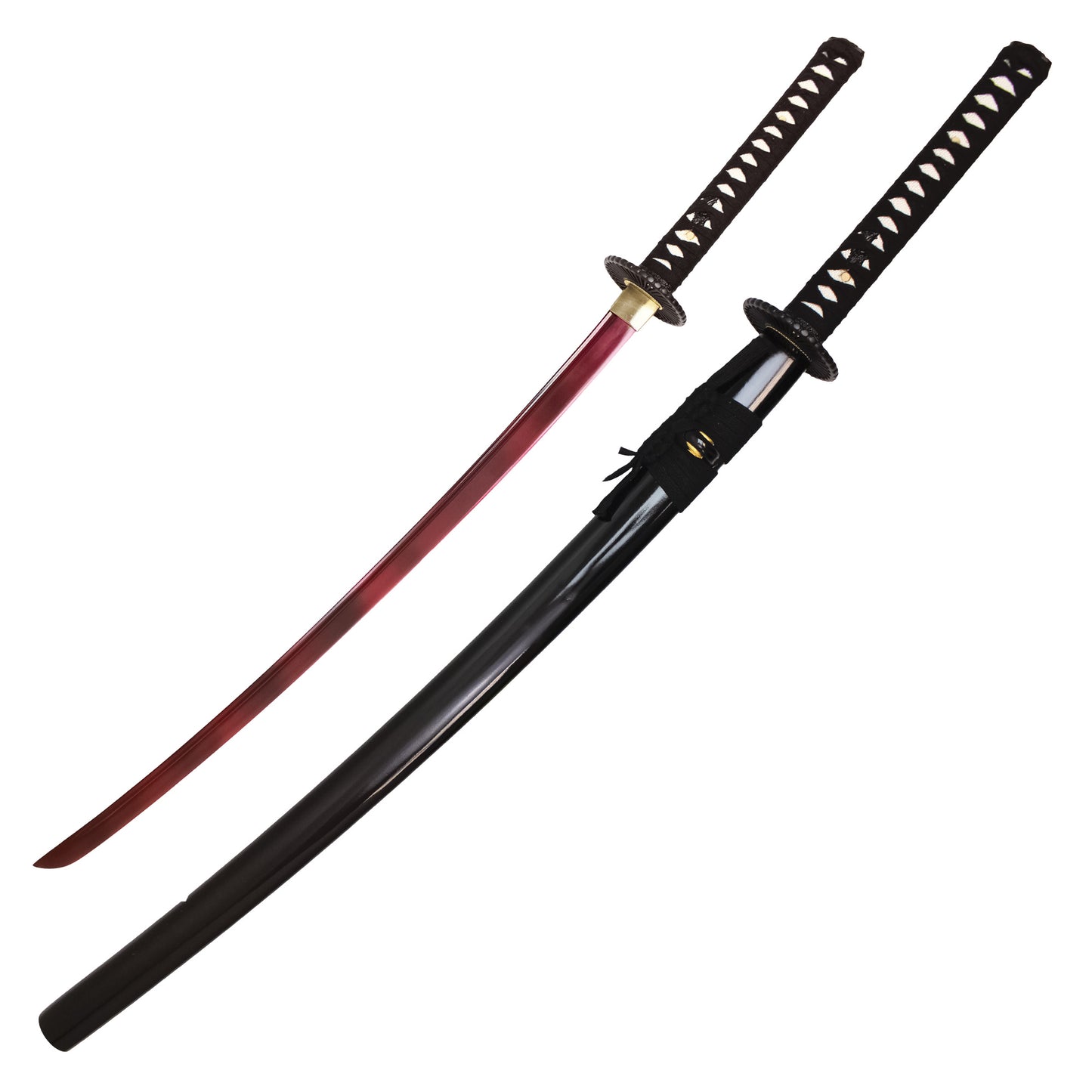 40" Red Smoke Steel | Hand Forged Katana Display Sword