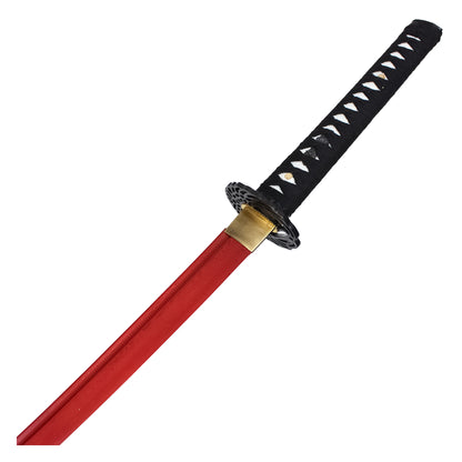 40" Red Damascus Steel | Hand Forged Katana Display Sword