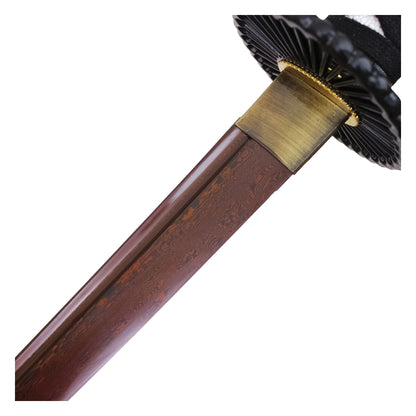 40" Fire Damascus Steel | Hand Forged Katana Display Sword