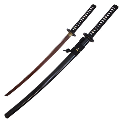 40" Fire Damascus Steel | Hand Forged Katana Display Sword