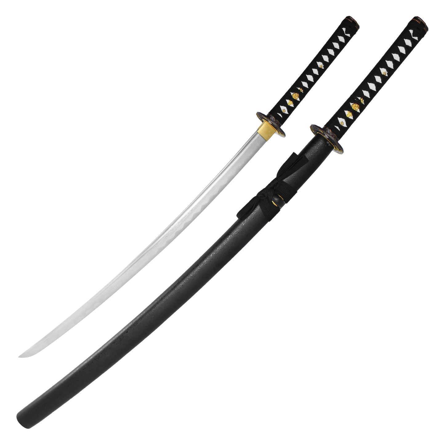 40" Textured Folded Steel | Hand Forged Katana Display Sword