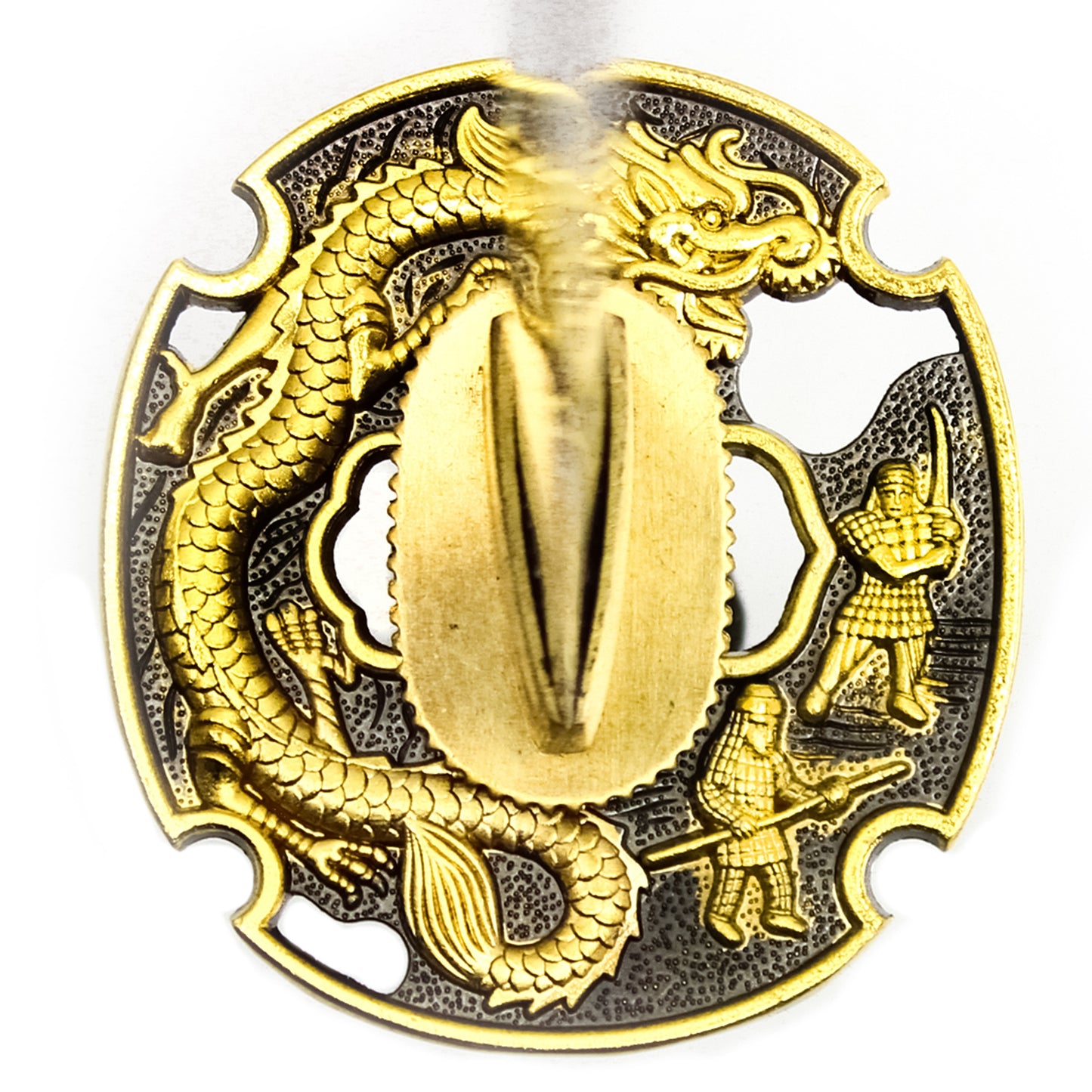 40" Painted Floral Carbon Steel | Hand Forged Katana Display Sword