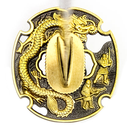 40" Painted Floral Carbon Steel | Hand Forged Katana Display Sword