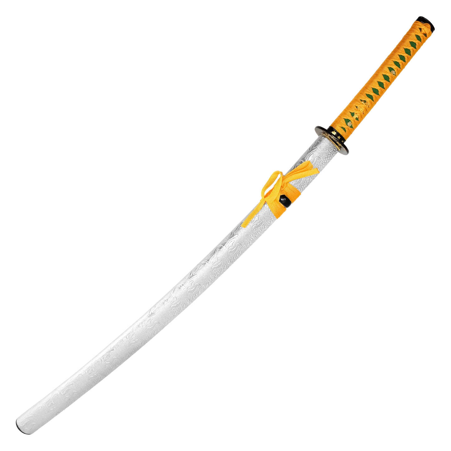 40" Etched Carbon Steel | Hand Forged Katana Display Sword
