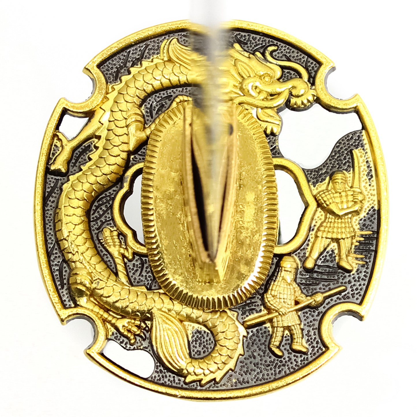 40" Red Dragon Carbon Steel | Hand Forged Katana Display Sword