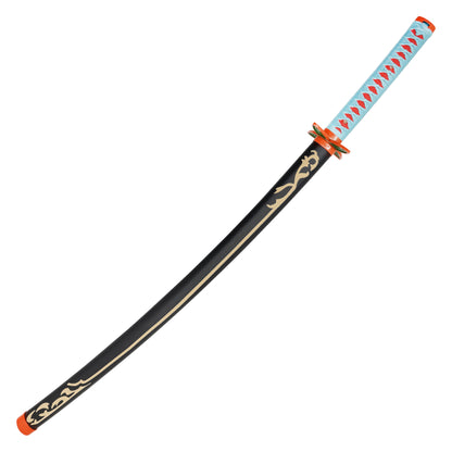 39.25" Blue Flower Katana | Katana