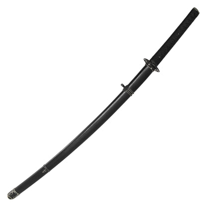 40" Black Textured Folded Steel | Hand Forged Katana Display Sword
