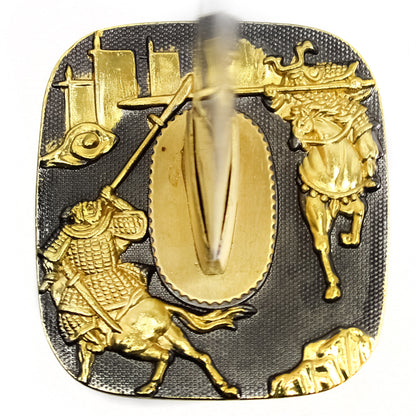 40" Orange Printed Carbon Steel | Hand Forged Katana Display Sword