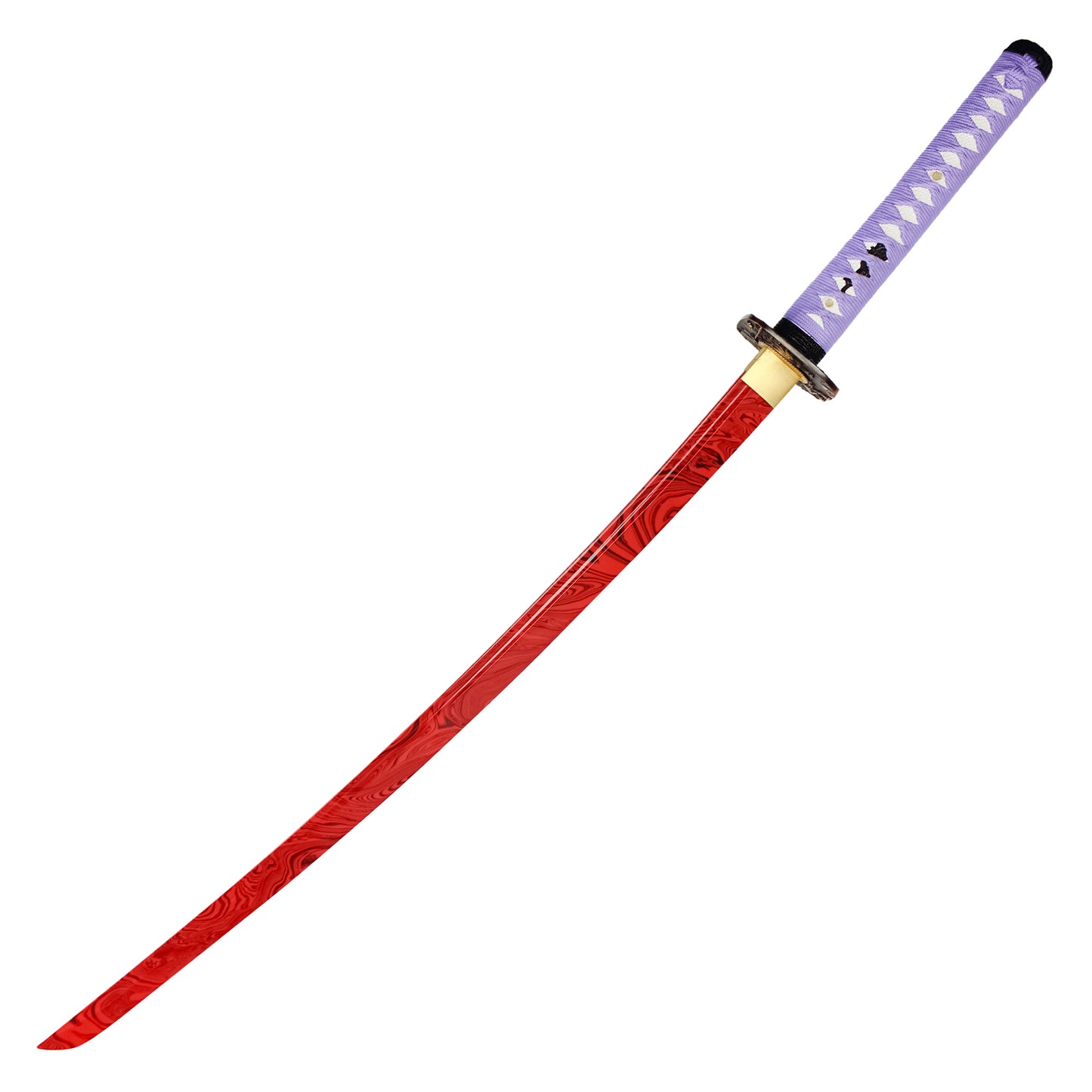 40" Purple Printed Carbon Steel | Hand Forged Katana Display Sword