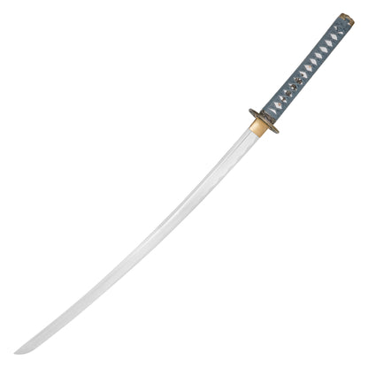 40" Gray Carbon Steel Katana | Hand-Forged Display Sword