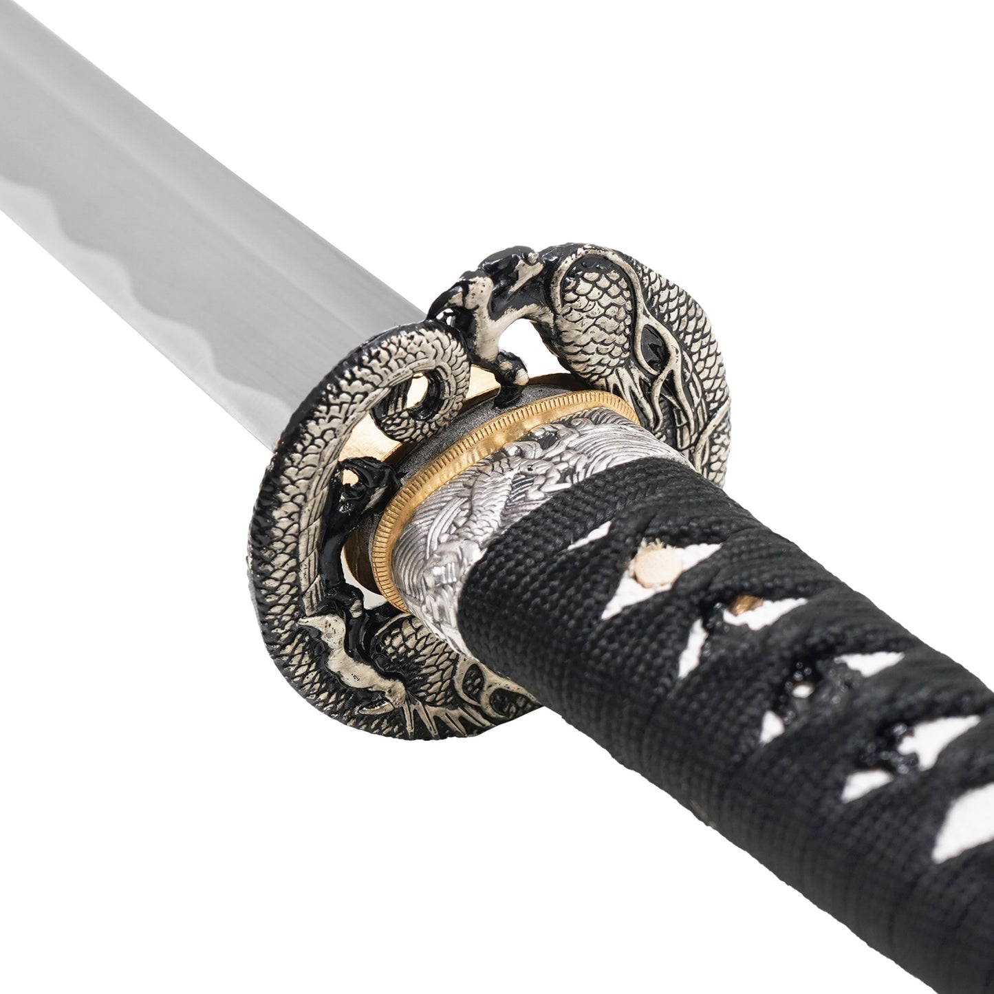 40" Dragon Carbon Steel Katana | Hand-Forged Display Sword