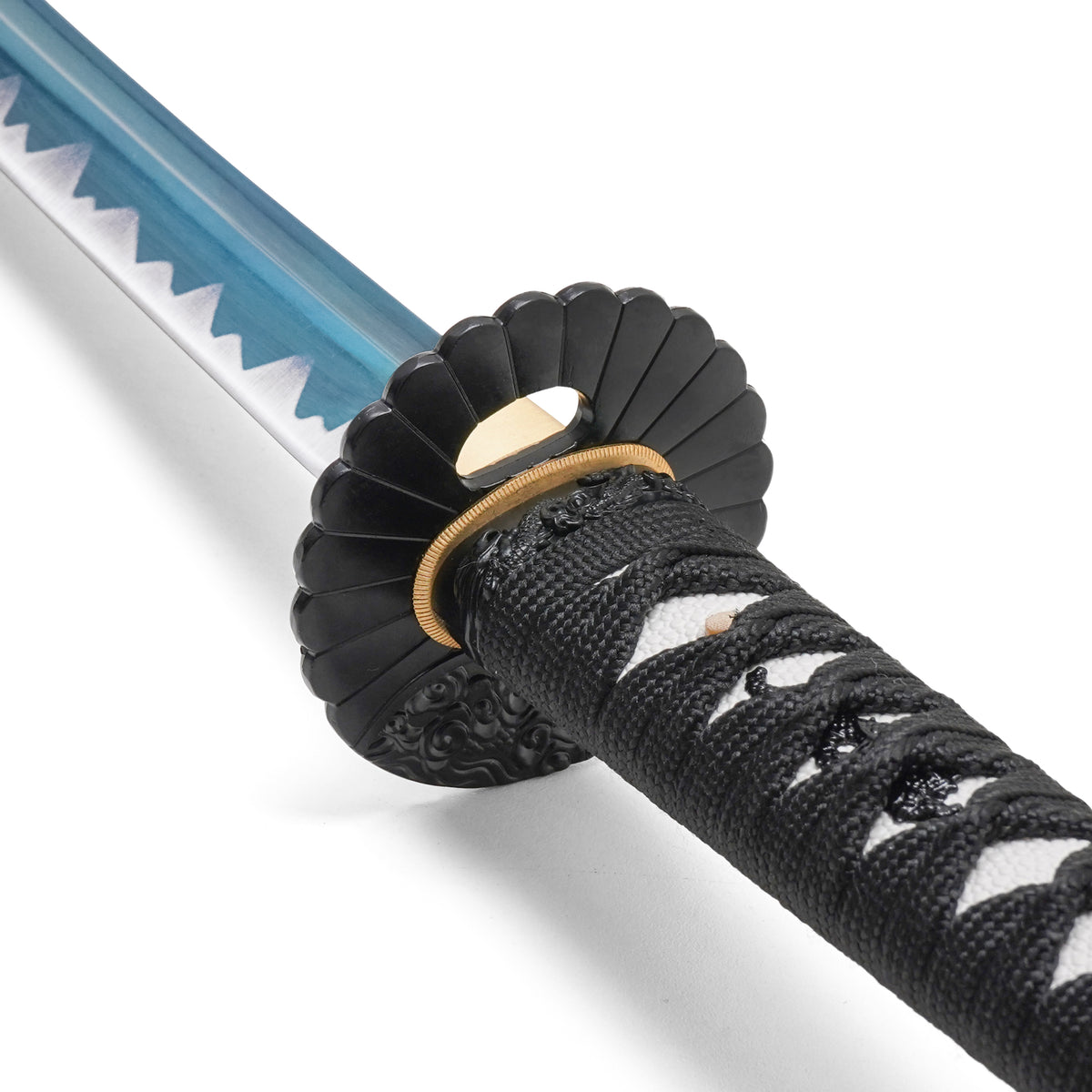 ONIKIRI - 39" Blue Floral Carbon Steel Katana | Katana