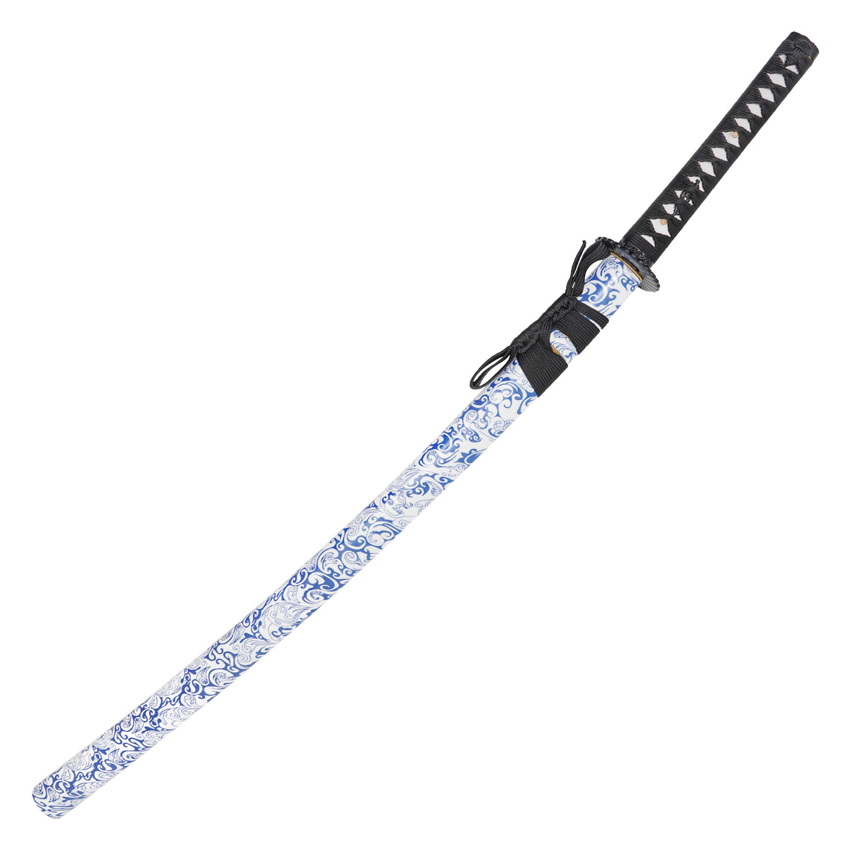ONIKIRI - 39" Blue Floral Carbon Steel Katana | Katana